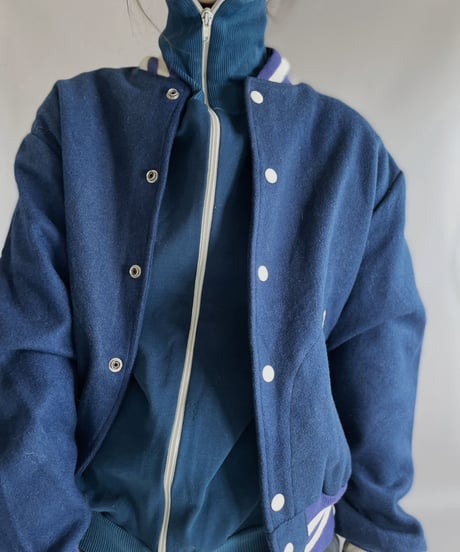 【USED】 Wool  Stadium Navy  / 221224-009
