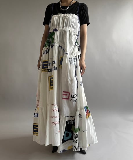 【RE;CIRCLE】RE Eco-Friendly Bag Code Camisole Long One-piece / 240905-012