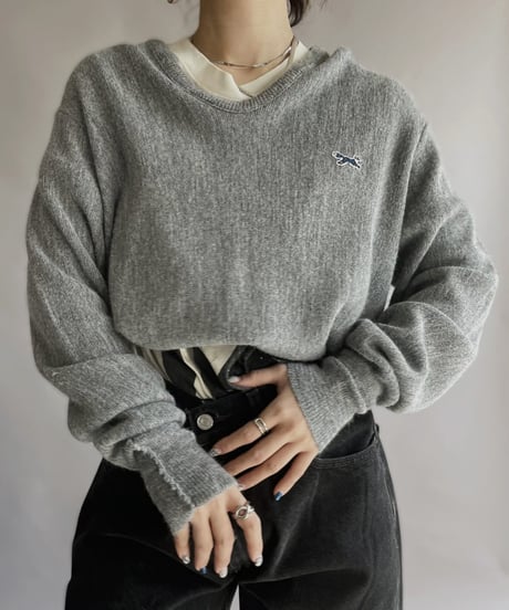 【USED】 JCPenny Knit Pullover Gray / 230204-017