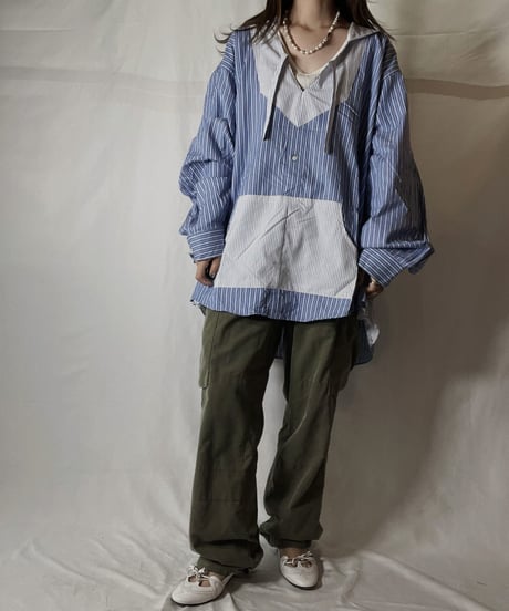 【RE;CIRCLE】 Remake Mexican Parker Shirt②/210906-003