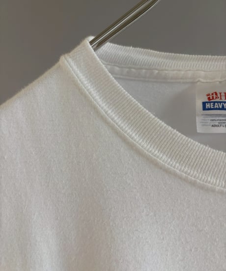 【USED】 07's Hanes American Football Newspaper T-Shirt / 260607-026