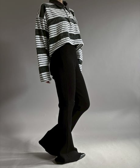 【USED】 Courreges Rib Knit Pants / 260124-007