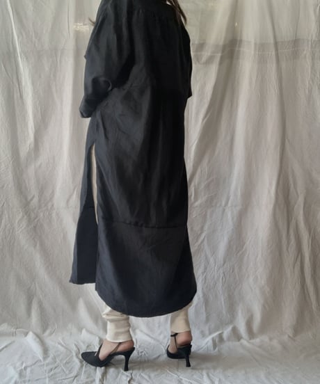 【RE;CIRCLE】 RE Silk Open Collar One-piece/210613-004