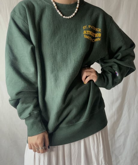 【USED】  Champion Reverse Weave Sweat ATHLETICS/210516-009
