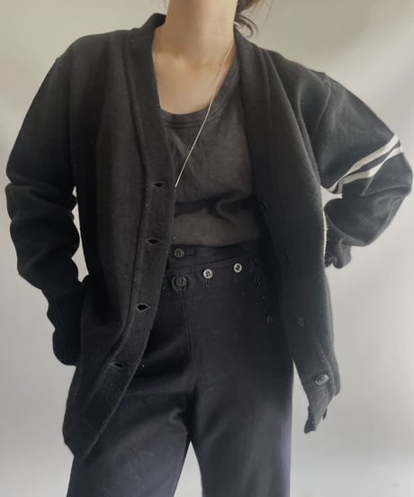 【USED】 Lettered Cardigan / 231028-012