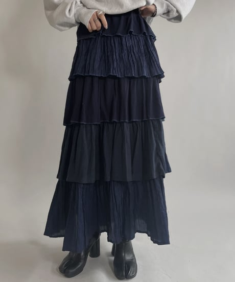 【RE;CIRCLE】 RE Indian Cotton Skirt / 220503-008