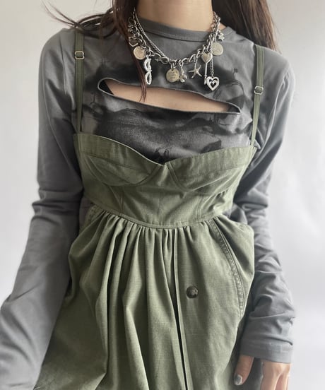 【RE;CIRCLE】 RE ARMY Corset One-piece/ 240919-006