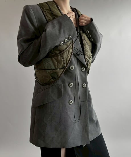 【RE;CIRCLE】 RE Liner Code Vest Khaki / LINER-06
