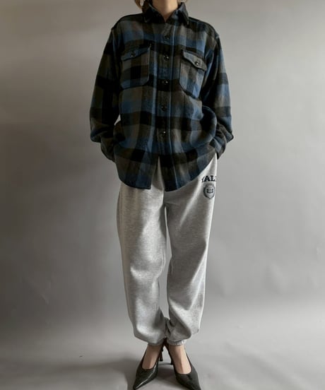【USED】 MELTON Flannel Shirt Jacket /251025-016