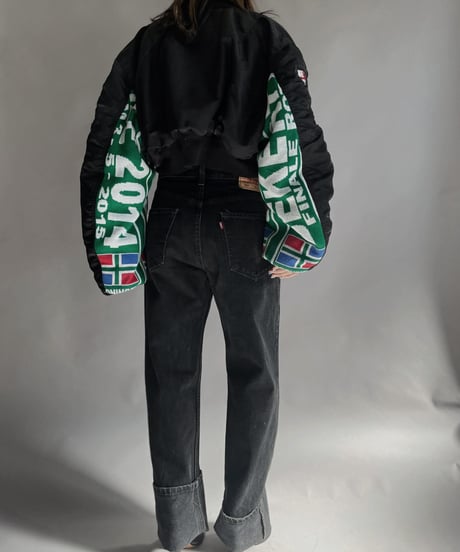 【RE;CIRCLE】 RE Short Soccer Muffler MA-1 / 230126-015