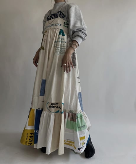 【RE;CIRCLE】 RE Eco-Friendly Bag Camisole One-piece / 220825-028