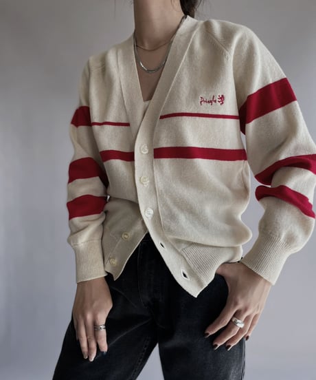 【USED】  Pringle Knit Cardigan / 221119-025