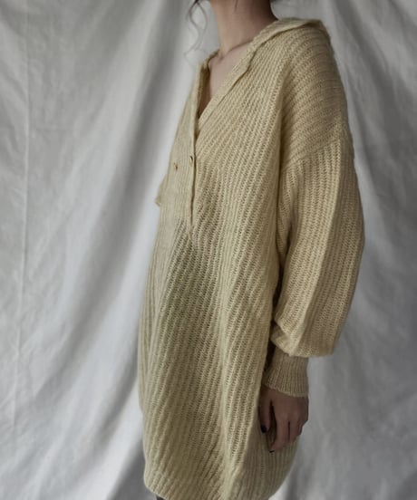 【USED】    Mohair Knit Top⑥/211216-007