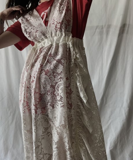 【RE;CIRCLE】 RE Lace N/S One-piece①/210611-025