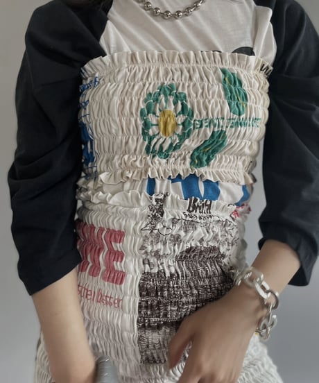 【RE;CIRCLE】RE Eco-Friendly Bag Shirring Tube Top / 230622-028