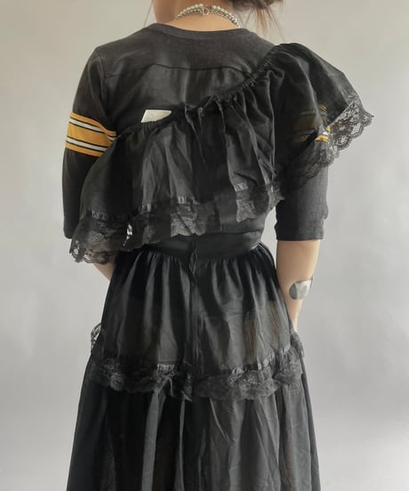 【USED】N/S  Stripe Patterned Long One-Piece /240525-023