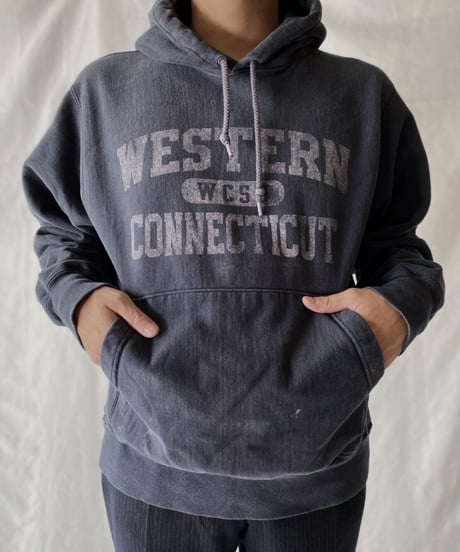 【USED】   Champion Reverse Weave Hoodie WESTERN CONNECTICUT/211007-050