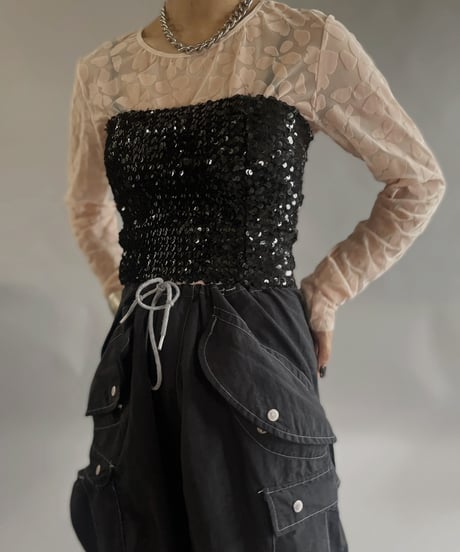 【USED 】Spangle Top /240505-017