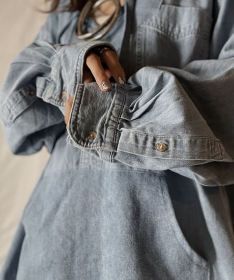 【RE;CIRCLE】 Remake Denim Mexican Parker①/210906-012