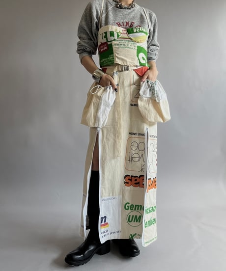 【RE;CIRCLE】RE Eco-Friendly Bag Belt Bag Skirt  / 240905-035