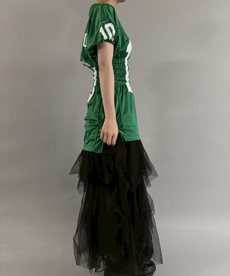 【RE;CIRCLE】 Shirring Football Shirt  /  250904-008