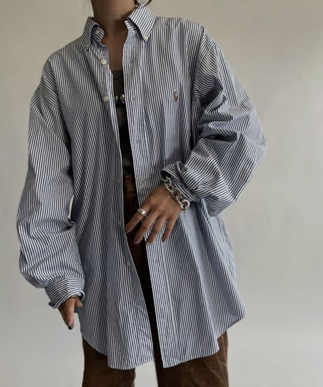 【USED】 Polo Ralph Lauren Striped Shirt / 220820-002