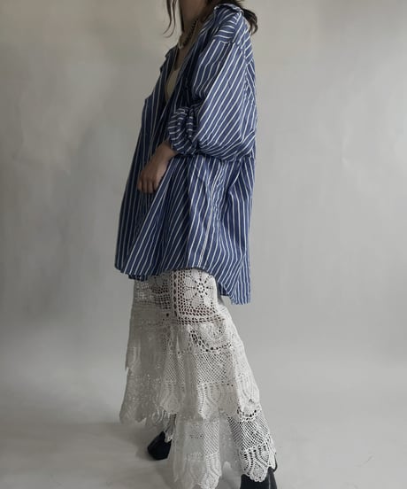 【RE;CIRCLE】 RE Crochet Tiered Pants / 220623-030