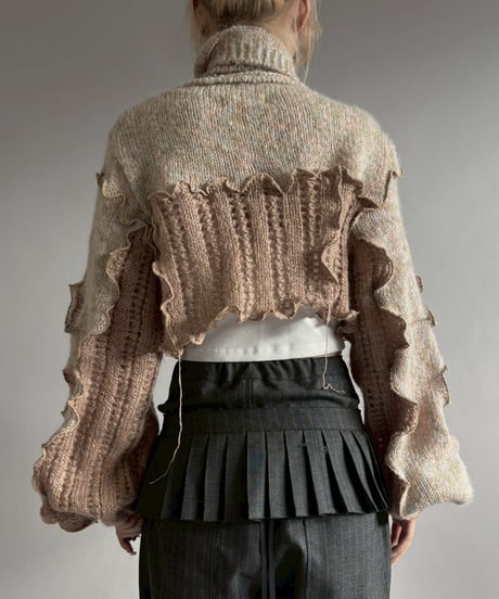 【RE;CIRCLE】 RE Mellow Knit Top + Tie / 260122-017