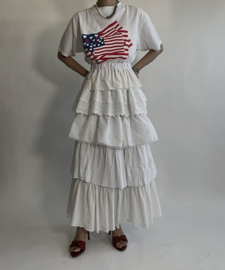 【USED】 American Flag T-shirt /220716-006