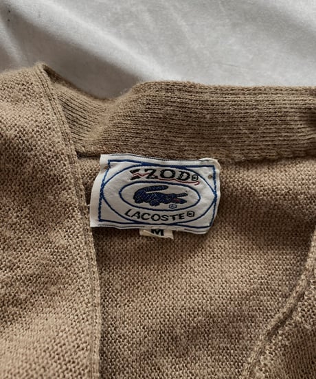 【USED】   LACOSTE Knit Cardigan 11/211126-019