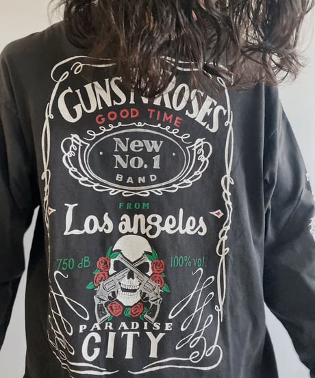【USED】  Band T-shirt GUNS・N'・ROSES 1991s /230703-015