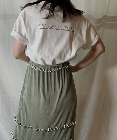 【USED】S/S T-shirt Flower②/210604-026