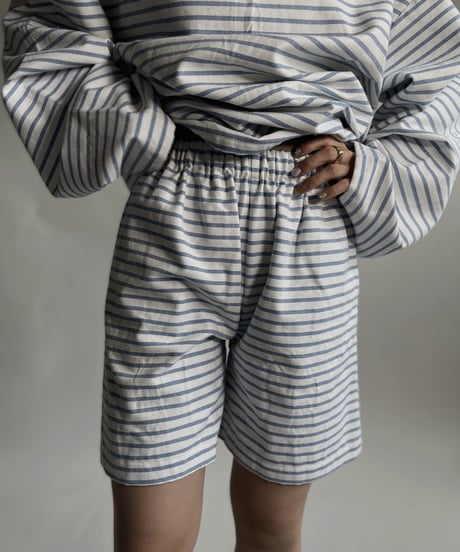 【RE;CIRCLE】 RE Netherlands SheetsBorder Shorts / 220423-008