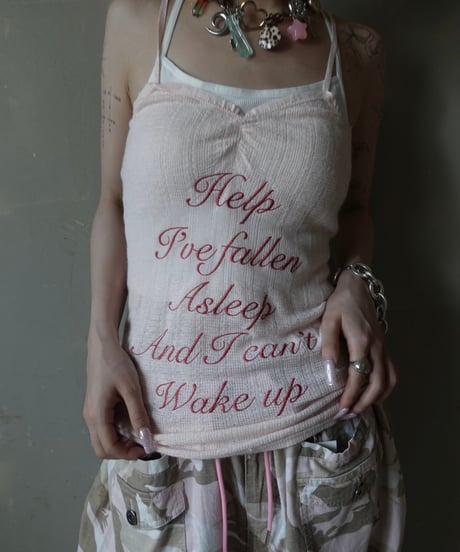 【RE;CIRCLE】 Re Embroidered Camisole Top  /  250724-014