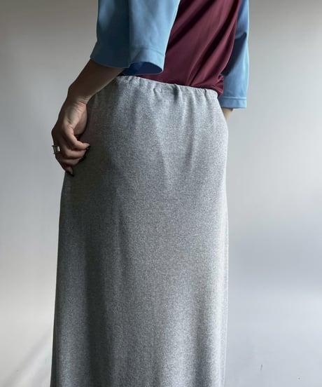 【USED】Made in USA Cotton100% Long Skirt  /250809-010