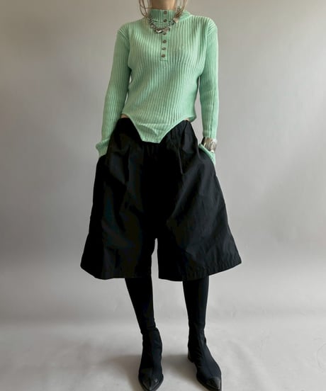 【RE;CIRCLE】 RE Rib Knit Leotard Top / 260416-016