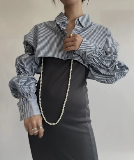 【RE;CIRCLE】 RE Puff Sleeved Shirt / 220630-006