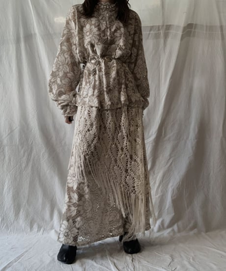 【RE;CIRCLE】 RE Lace L/S One-piece/210611-028