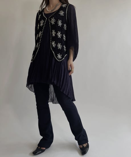 【USED】 Crochet Vest / 220430-017