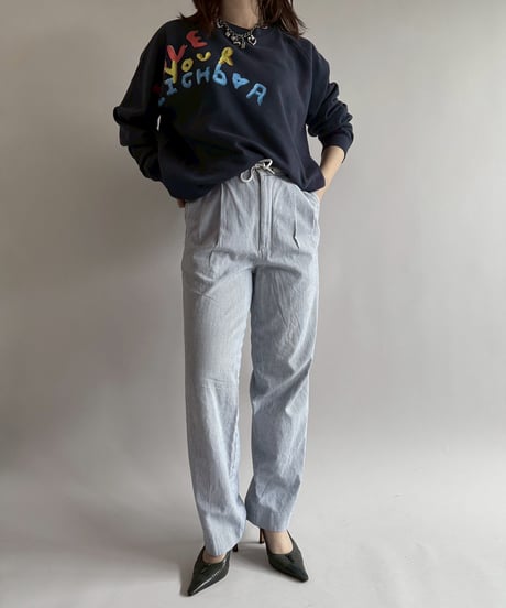 【USED】 END IS NEAR 90's Jerzees L/S Sweat Top /250329-015