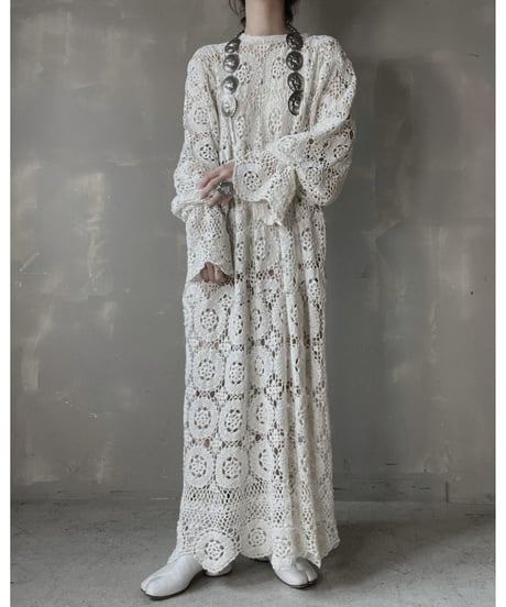 【RE;CIRCLE】 RE Crochet L/S One-piece②/20220317-022
