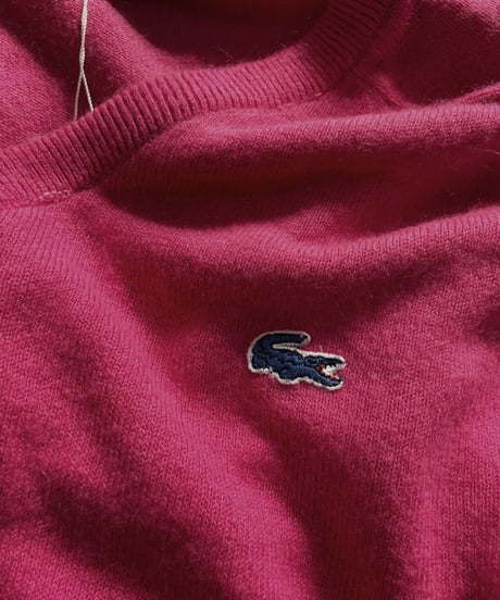 【USED】   LACOSTE Knit Top⑩/211126-026