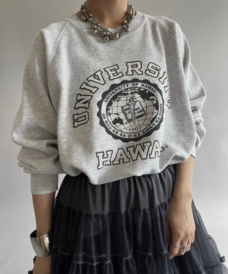 【USED】 HAWAII L/S Raglan Sweat Top /240928-020