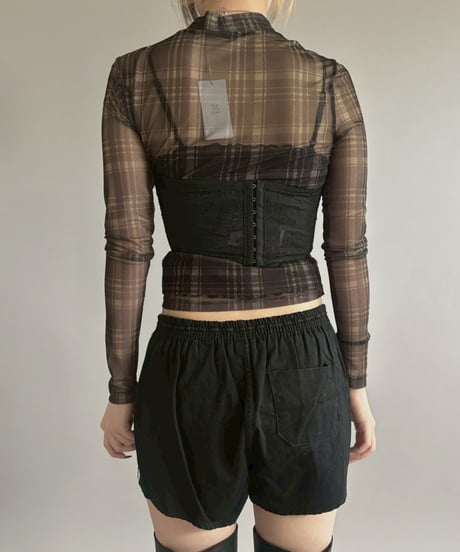 【USED】 Velour Corset / 260131-002