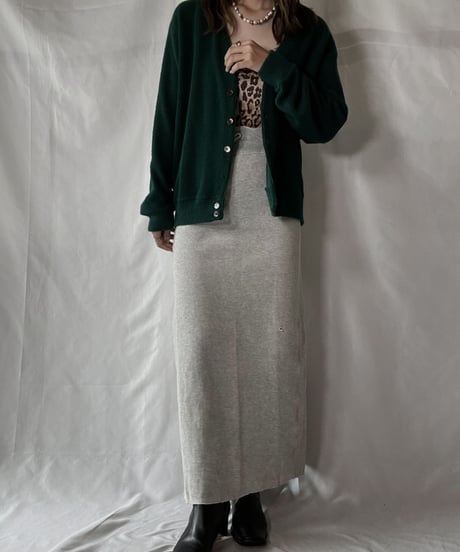 【USED】 Acrylic Knit Cardigan① /210930-025