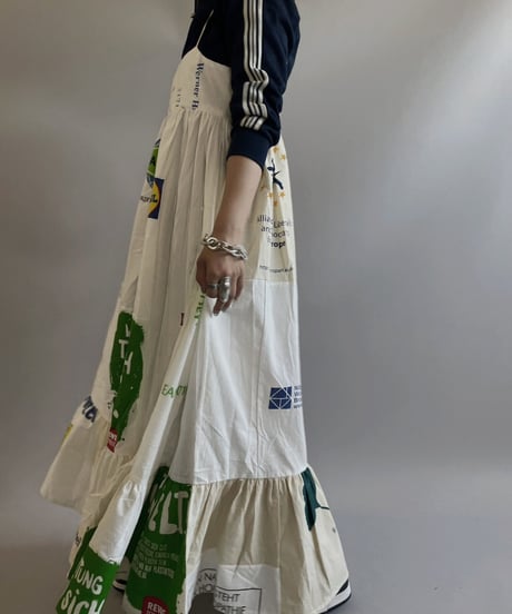 【RE;CIRCLE】RE Eco-Friendly Bag Camisole Long One-piece / 2300828-002