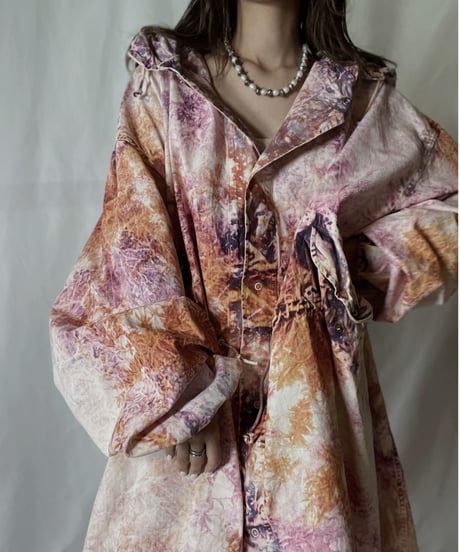 【USED】  Tie Dyed Army Snow Parker/211110-033