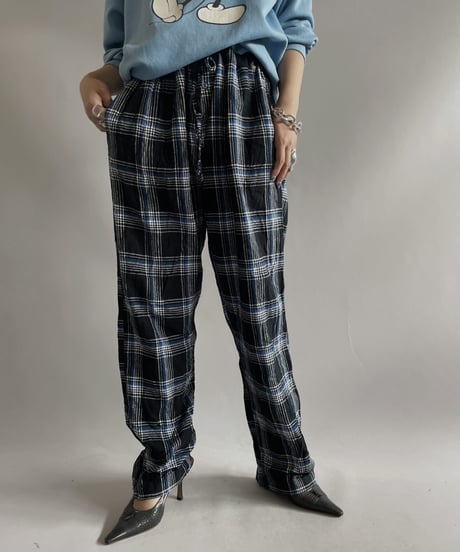 【USED 】POLO LARPH LAUREN Pajama Pants/ 231014-015