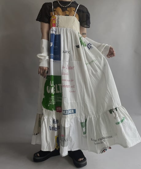 【RE;CIRCLE】RE Eco-Friendly Bag Camisole Long One-piece / 2304027-026