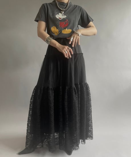 【USED】 Made in USA  80's Disney Mickey T-Shirt/240525-001